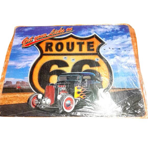 Route 66 Tin Metal Sign America's Mother Road Retro Vintage 16" x 12.5" New - Picture 2 of 3